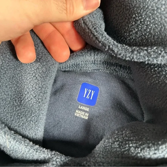 Yeezy Gap Hoodie Mens Large Blue Oversized Boxy Kanye‎ Engineered By Balenciaga